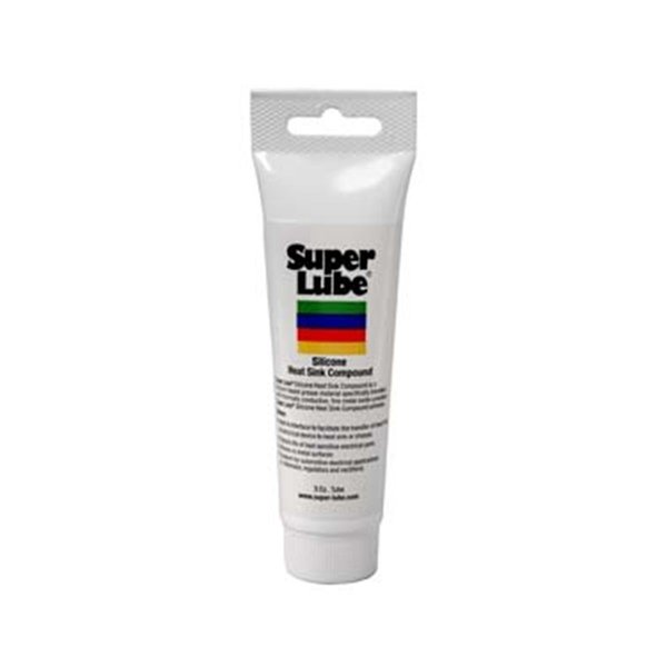 Super Lube Silicone Heat Sink Compound, Tube - 3 oz SU489017